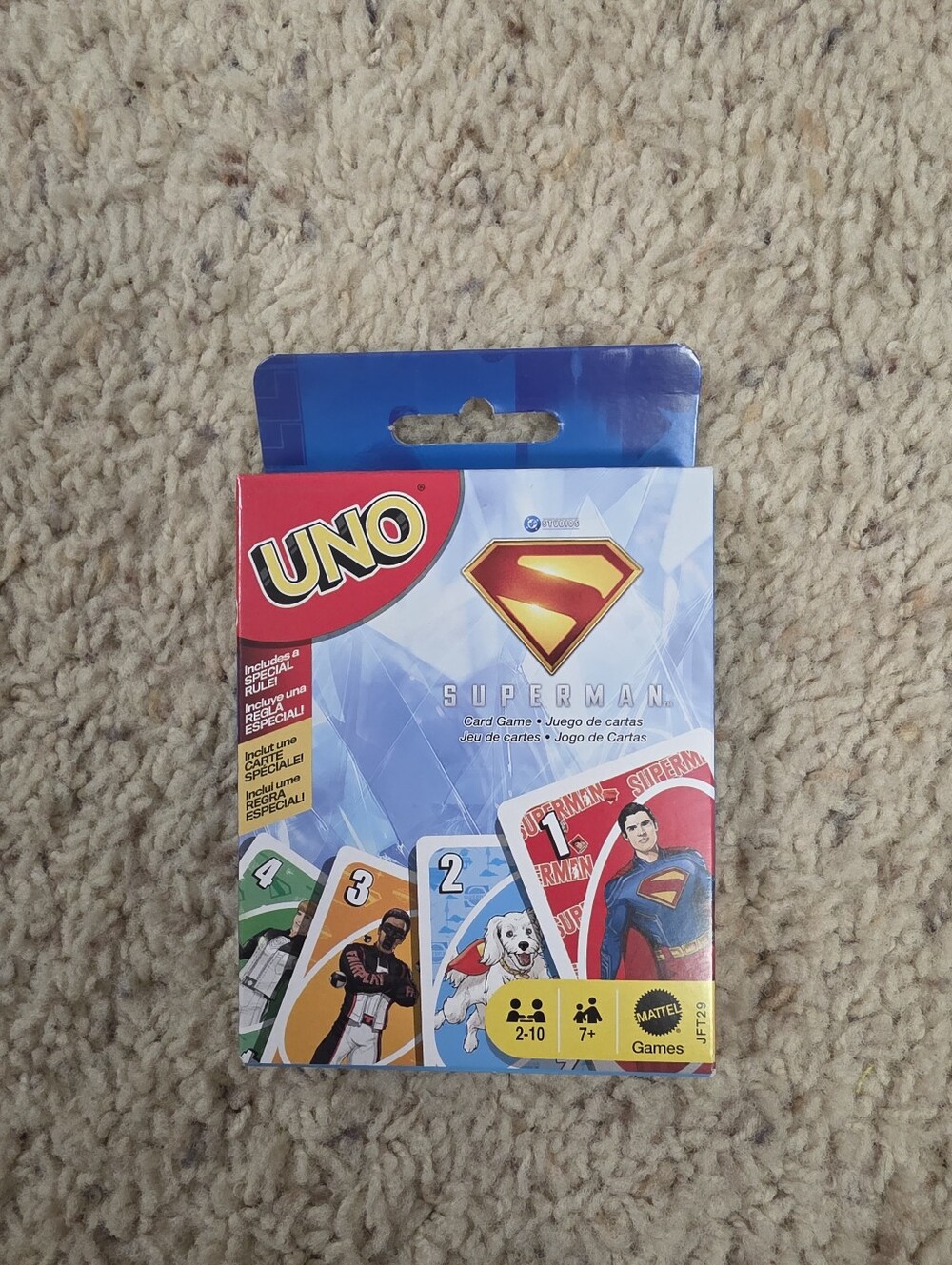 Superman Returns UNO Card Game by Mattel.